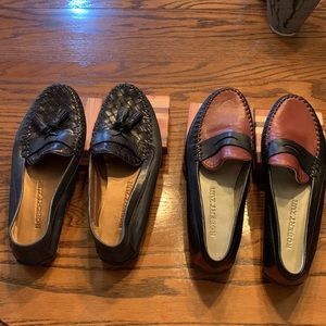 TWO PAIR Women’s Robert Zur Driving Moccasins. Soft Glove Leather. Both Size 7.5